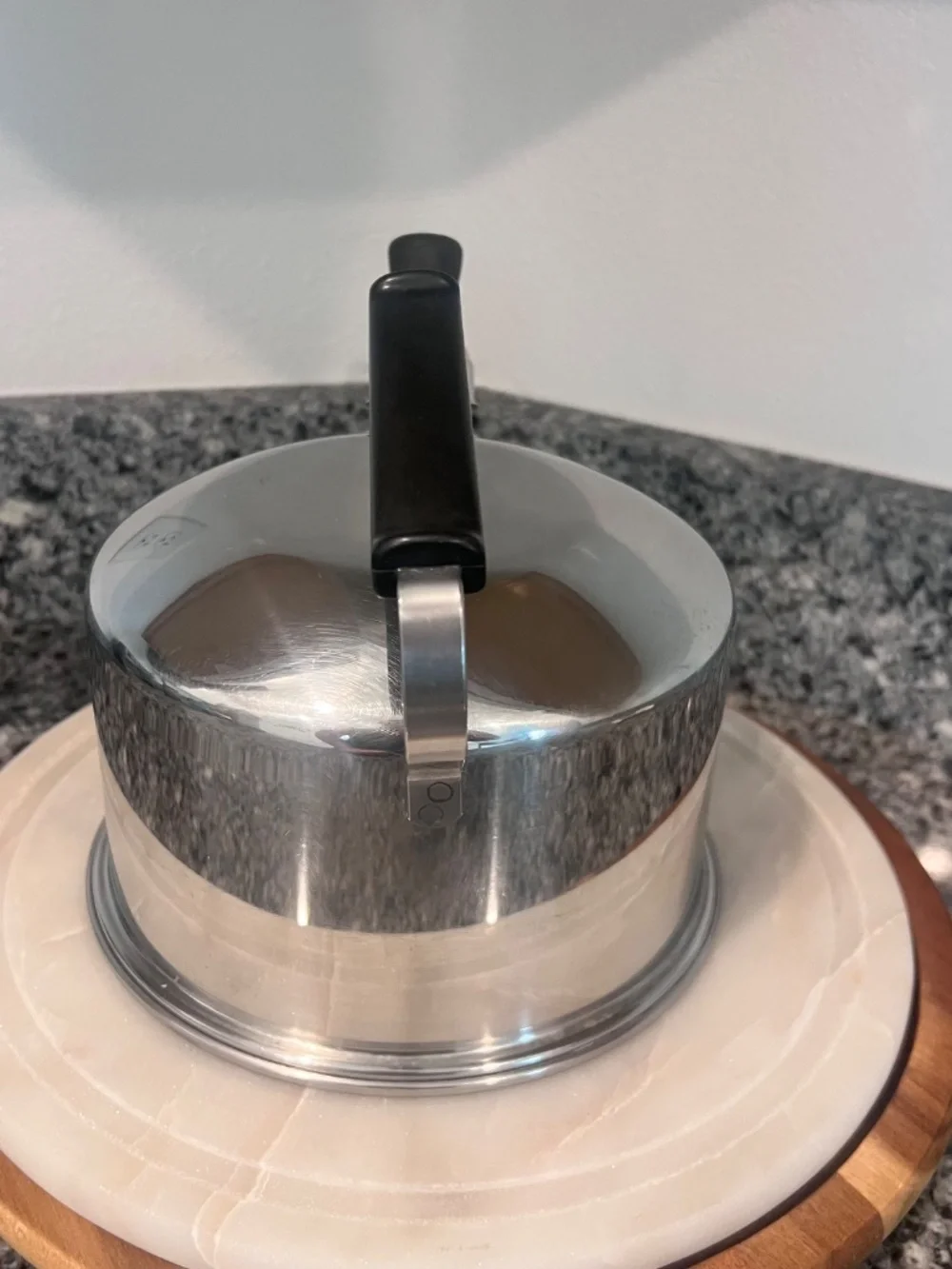 Vintage Lifetime 3-Quart (12-Cup) Whistling Tea Kettle 18-8 Stainless Steel